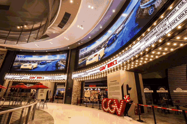 cgv公司成立于 1996年 截至2019年,已在中韩越美等8个国家和地区