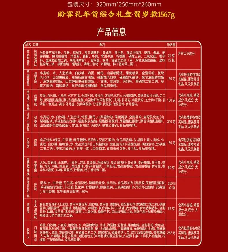 【千千特产·过年不打烊】牛运亨通,盼潮你来!仅55元/75元享价值159元盼盼大礼包!国名大品牌,健康好食品!牛年就是要牛气冲天!